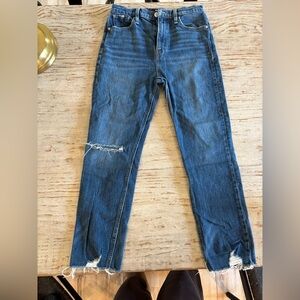 Hudson Jeans Women's Cropped Distressed Denim Holly